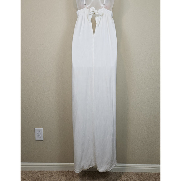 Mara Hoffman Revolve S Maxi Dress Coverup Sundress Prismatic Crochet White Boho - Picture 13 of 16